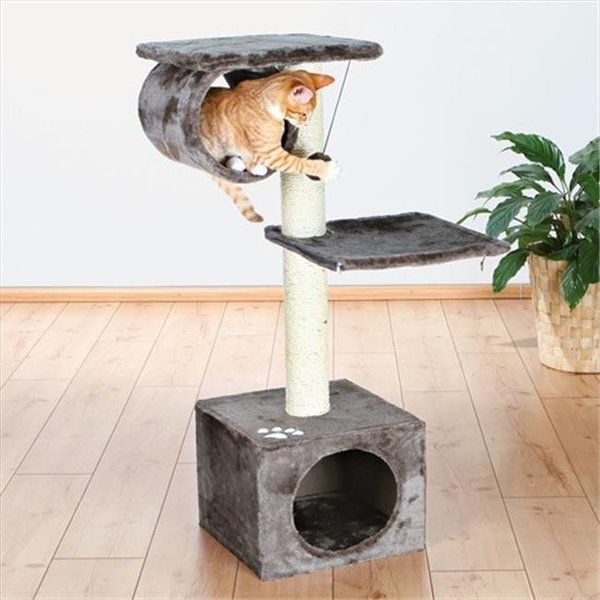 Fly Free Zone,Inc. San Fernando Cat Tree; Platinum Gray FL139169